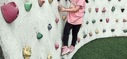 【台北南港親子景點】南港新新公園：戶外攀岩牆、三索吊橋和溜索